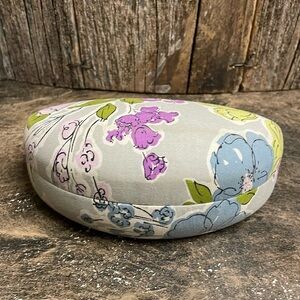 VERA BRADLEY | Sunglass/Glasses | Floral | Clamshell |Hard Case | Fabric Cover